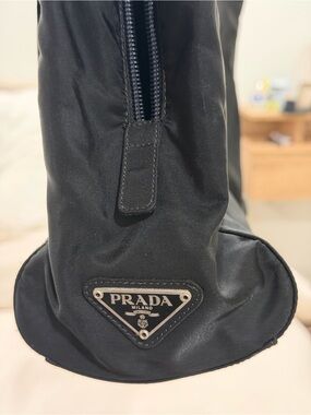 Authentic Prada Black Nylon Handbag